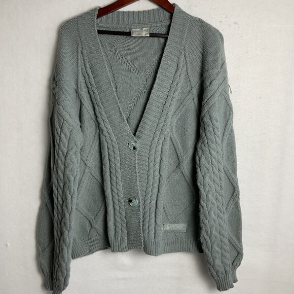 The Tortured Poets Department Taylor Swift Womens Size XL/2XL Gray Cardigan - Picture 2 of 10